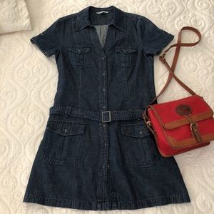 red herring denim dress